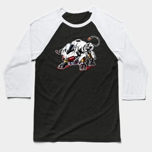 Ducati Panigale Bull White Baseball T-Shirt